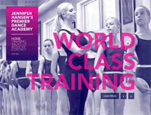 Tablet Screenshot of jhpremierdanceacademy.com